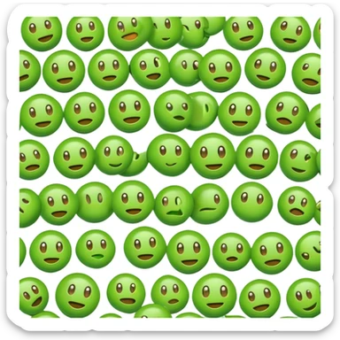 Emoji pistache iphone sticker