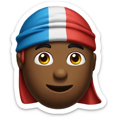 M & M with Durag sticker