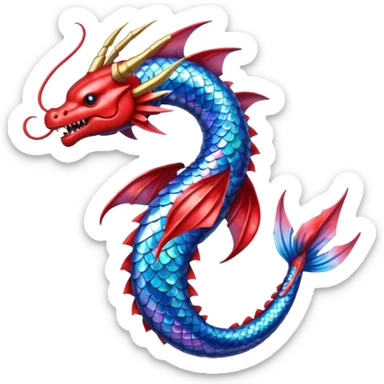 glitter pokemon gyarados sticker