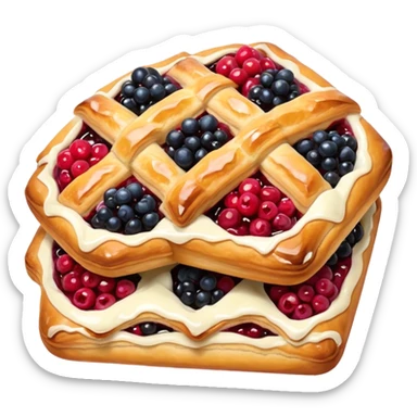 Danish berry Pastries sticker