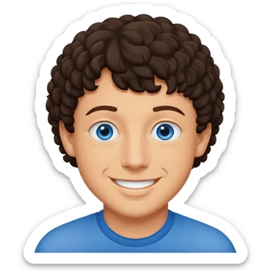 Jack Harlow with blue eyes sticker