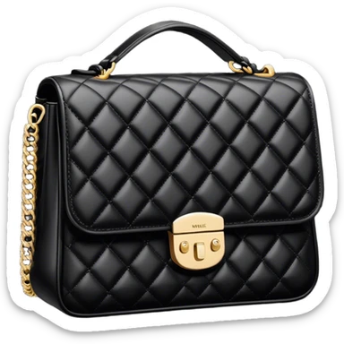 guess noelle shoulder bag black sticker