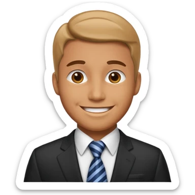 Everyone thought he had won at life. sticker