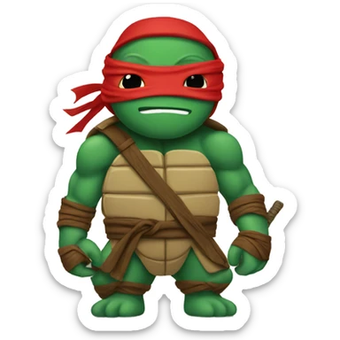 red ninja turtle sticker