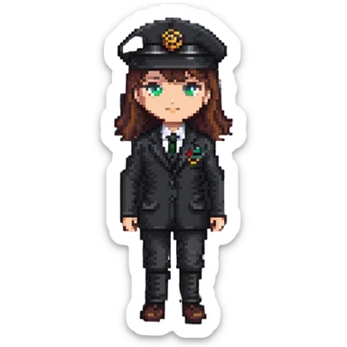 Штирлиц in a spy-themed outfit sticker