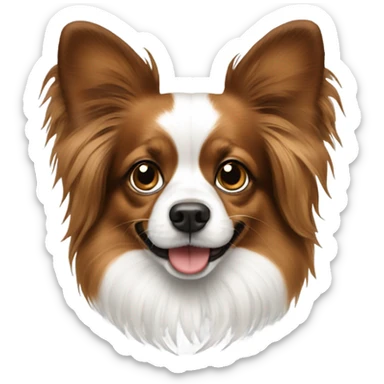 Papillon sticker