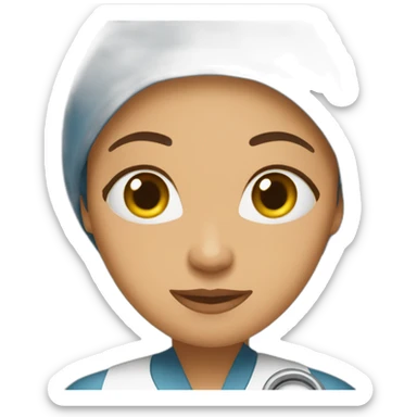 infirmière femme musulmane sticker