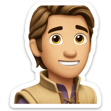 Flynn Rider from tangled sticker