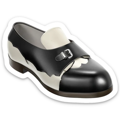 Can you make a 1950s black and white saddle shoe emoji sticker