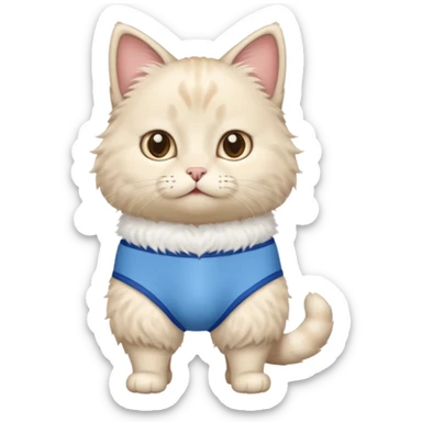 кіт в трусАХ sticker