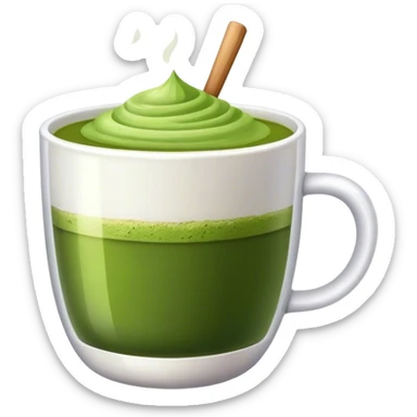Matcha sticker