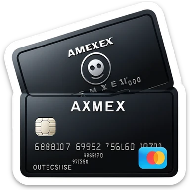 Black Amex  sticker