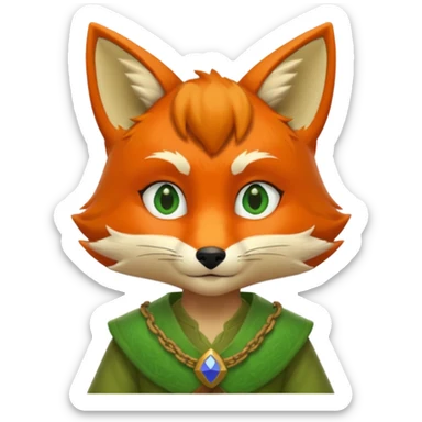 Zelda fox character  sticker