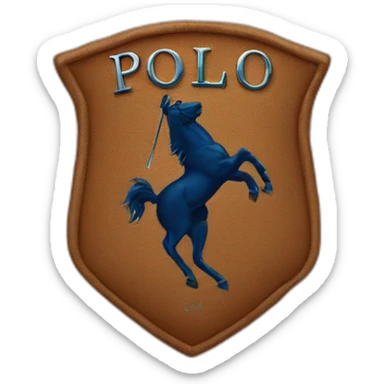 Polo Ralph lauren logo sticker