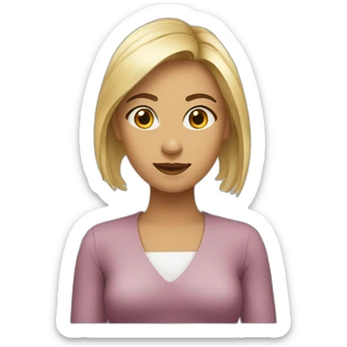 Femme metisee sticker