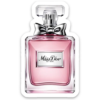 Miss dior perfume sticker
