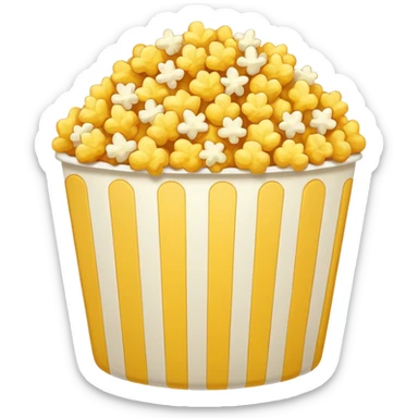 pop corn sticker