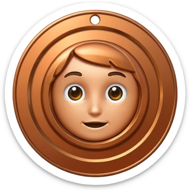 original bronze medal sticker