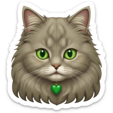 A cat which is a brittish longhair sticker