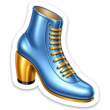 thierry mugler style spam can shoe sculpture  sticker