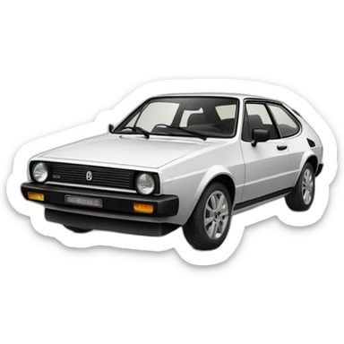 Scirocco car sticker