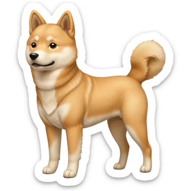 Jindo dog sticker