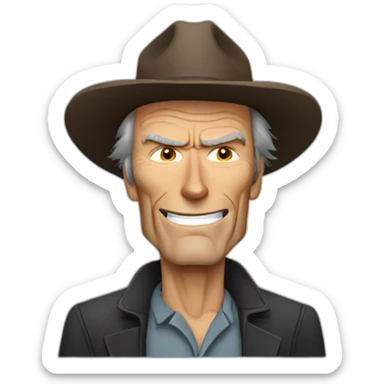 Clint eastwood sticker