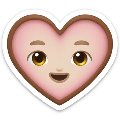 💞 this heart brown sticker