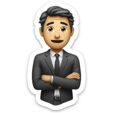 an accountant in despair sticker