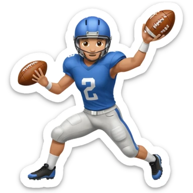 Defender football sticker