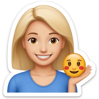 new emoji Be right back meeting time emoji female sticker