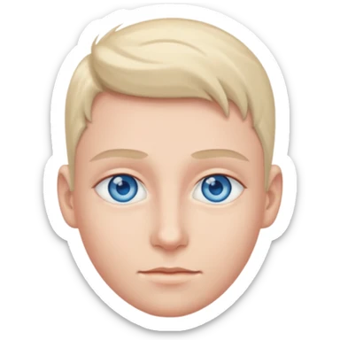 change eyes to blue sticker