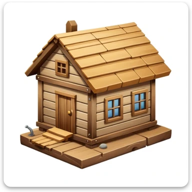 A house on nail sticker