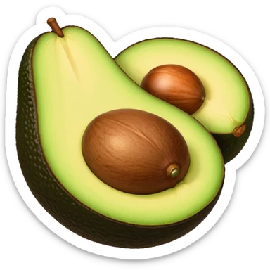 Avocado with turkey  sticker
