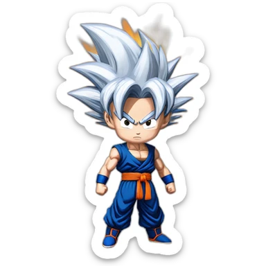 son goku ultra instinct sticker