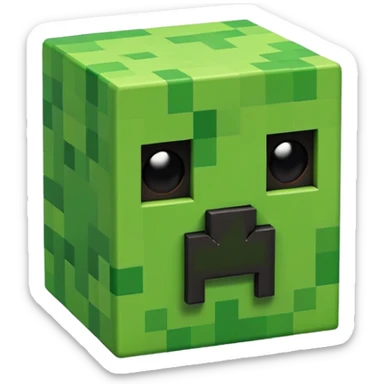 Minecraft creeper  sticker