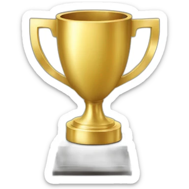 trofeo de oro sticker