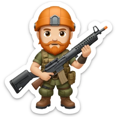 Call of duty dwarf ar-15 sticker