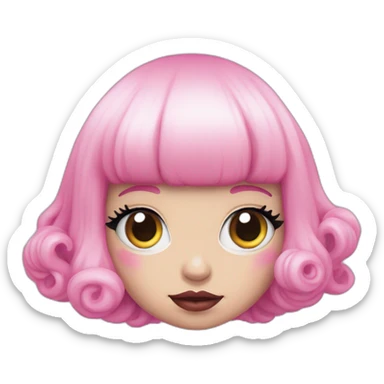 Melanie Martinez portals pink alien sticker