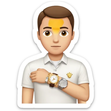 Rolex omoji hyr bu değil sadece el onu istiyorum sticker