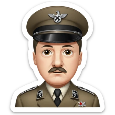 Adolph Hitler nazi sticker