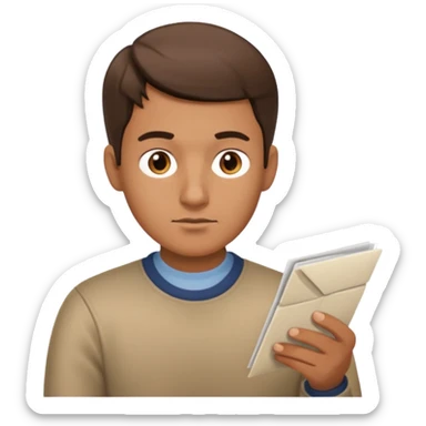 read mailpaper with no rection man sticker