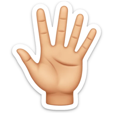 Fingering emoji sticker