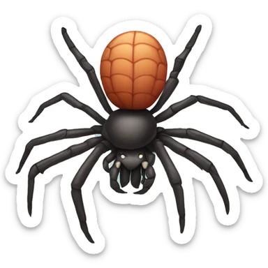 araña enojada sticker