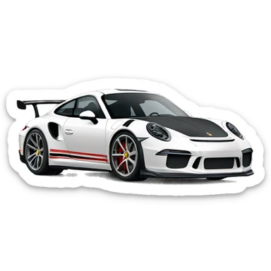 porshe 911 gt3 sticker