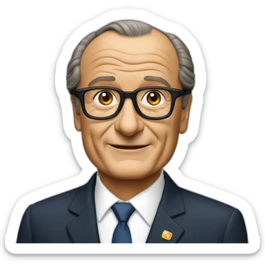 jaque chirac sticker