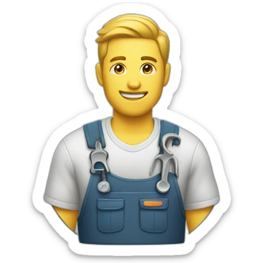 car mechanic sticker