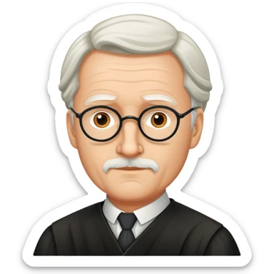 portrait of Hans Jonas, German philosopher sticker