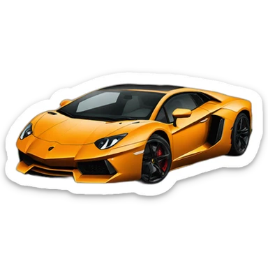 Lamborghini aventador sticker