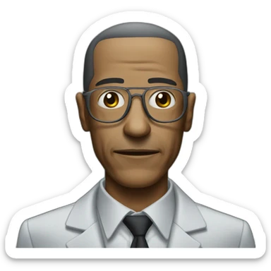 Gus fring neutral face sticker